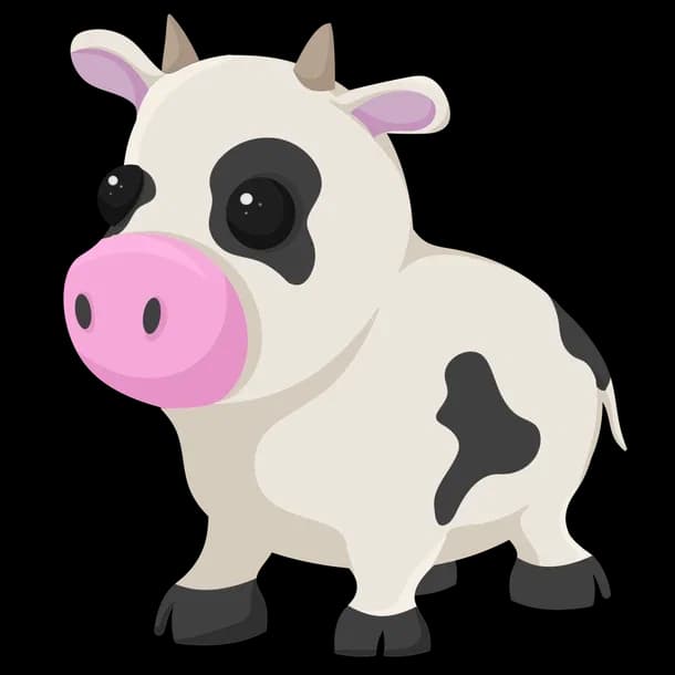 Cow — rare
