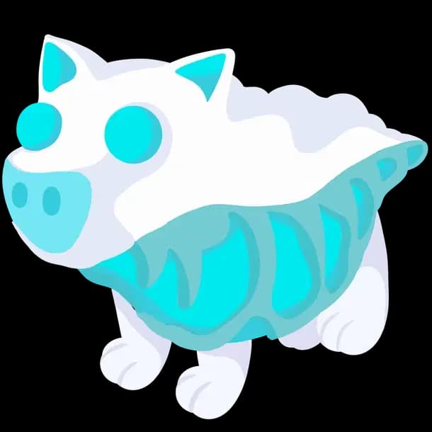 Ice Wolf Adopt Me value