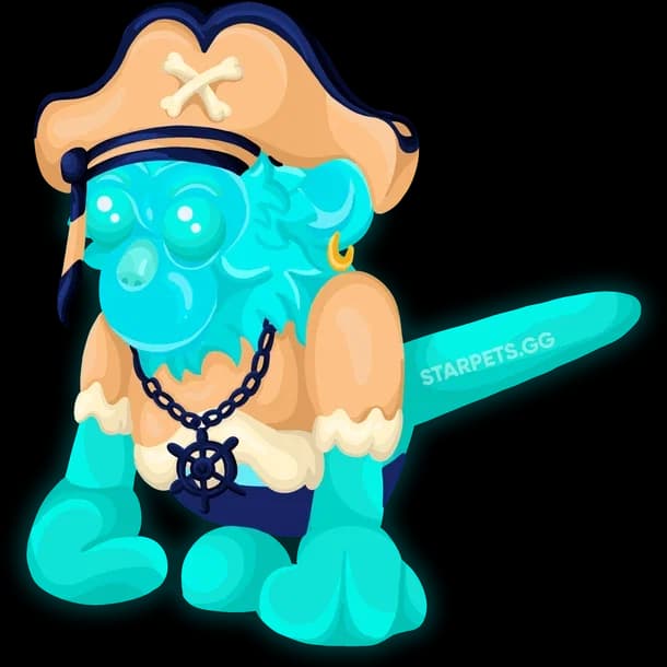 Pirate Ghost Capuchin Monkey Adopt Me value