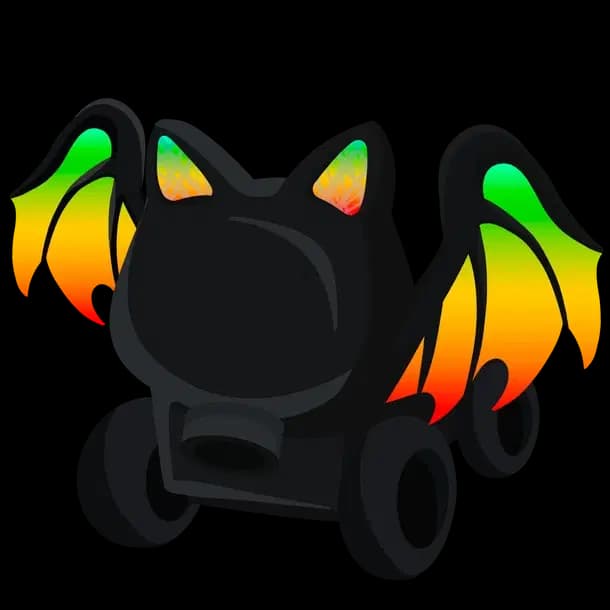 Bat Face Roller Skates
