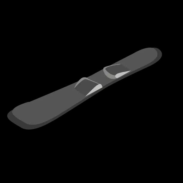 Glass Snowboard