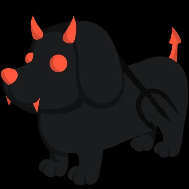 Halloween Evil Dachshund Adopt Me value