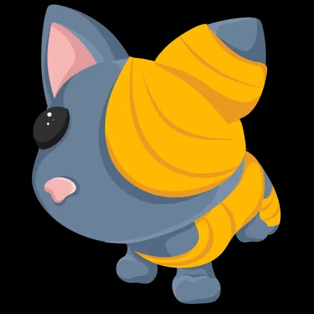 Halloween Golden Mummy Cat Adopt Me value