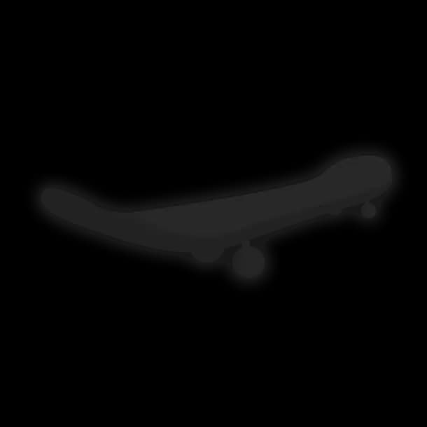 Neon Black Skateboard