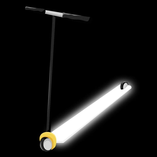 Neon White Scooter Adopt Me value