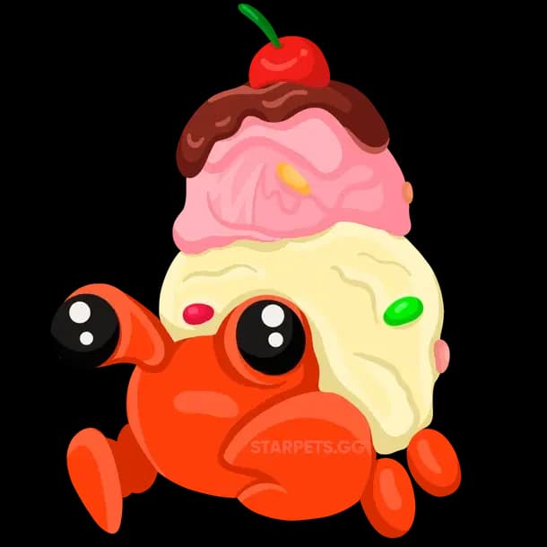Ice Cream Hermit Crab Adopt Me value