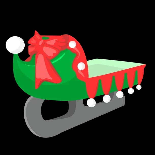 Festive Ice Skates