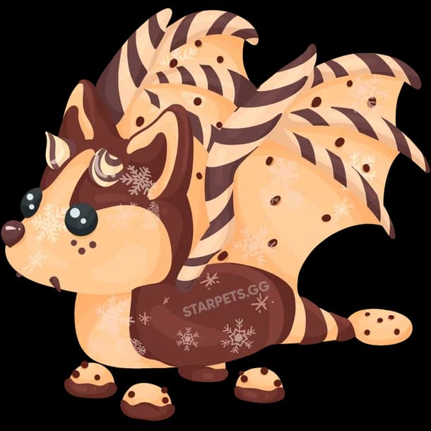 Chocolate Chip Bat Dragon Adopt Me value